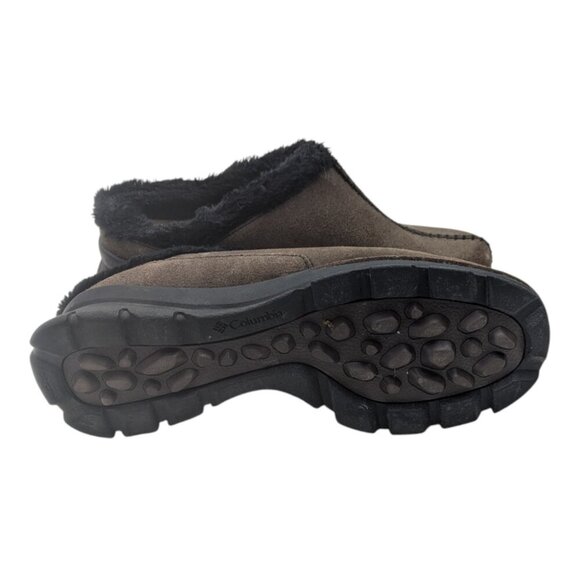 Columbia Cortina Women's 9.5 Brown Suede Clog Mule Loafers - Picture 9 of 9